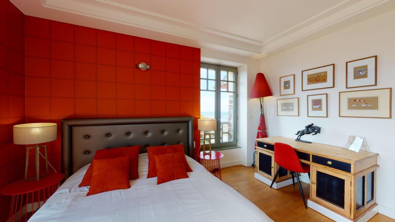 Les Roches Grises, Luxueuse Villa Face Mer, 4Etoiles, Spa Et Jardin Panoramique, Societe La Clef Decamp Granville Buitenkant foto