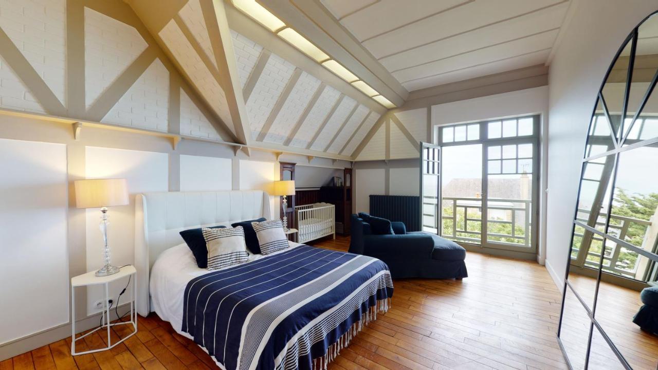 Les Roches Grises, Luxueuse Villa Face Mer, 4Etoiles, Spa Et Jardin Panoramique, Societe La Clef Decamp Granville Buitenkant foto
