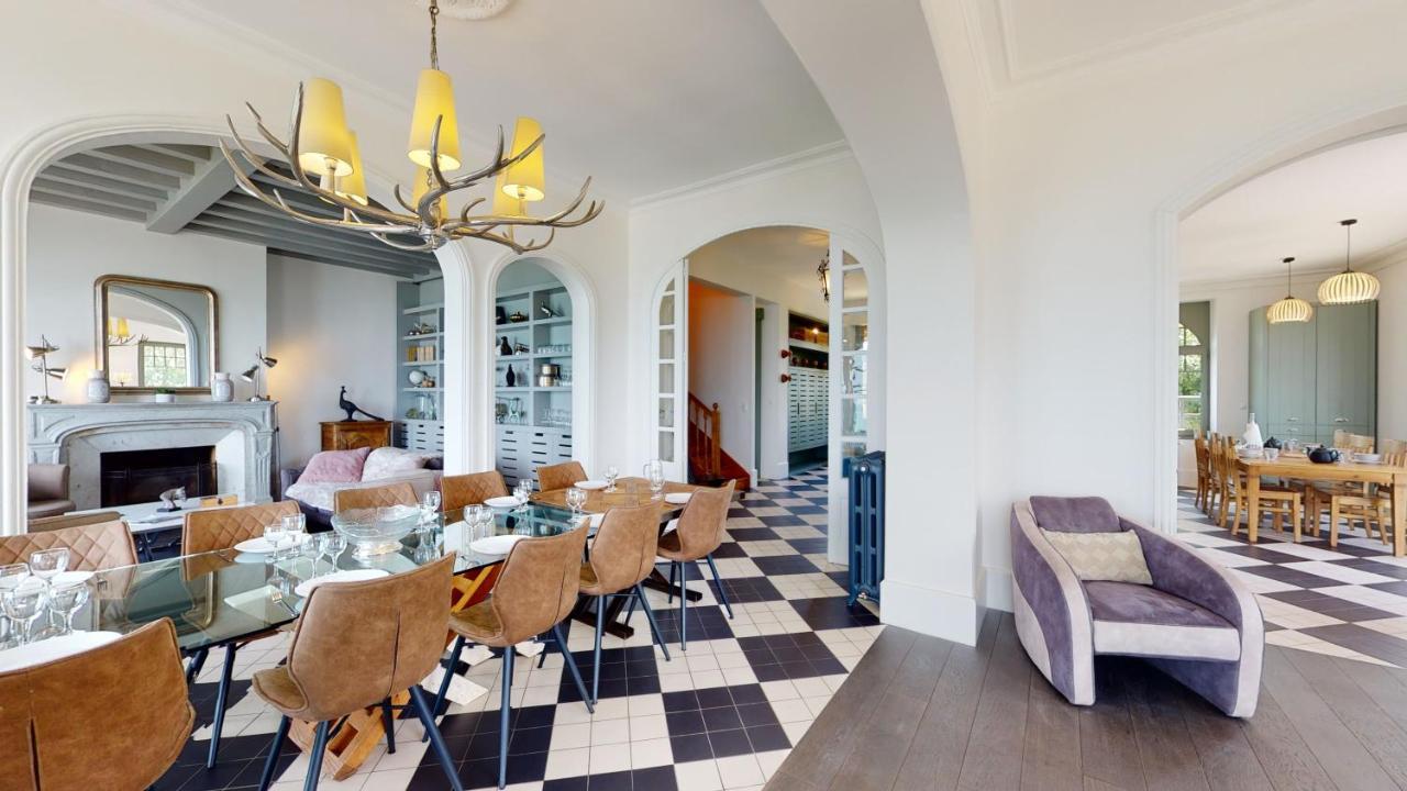 Les Roches Grises, Luxueuse Villa Face Mer, 4Etoiles, Spa Et Jardin Panoramique, Societe La Clef Decamp Granville Buitenkant foto