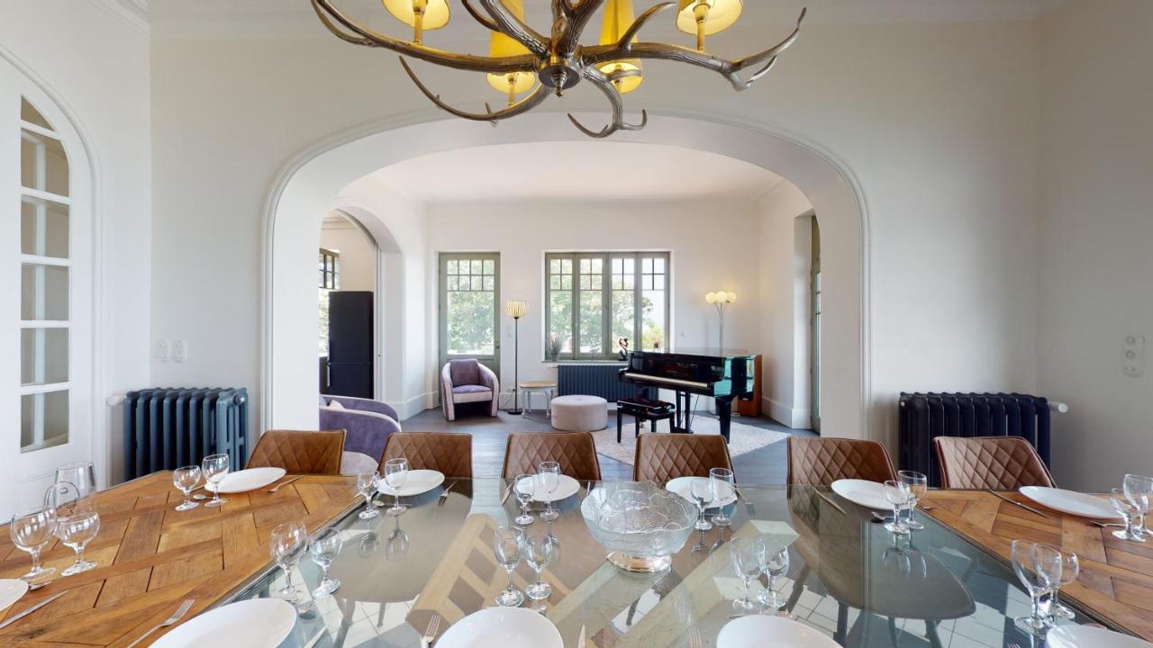 Les Roches Grises, Luxueuse Villa Face Mer, 4Etoiles, Spa Et Jardin Panoramique, Societe La Clef Decamp Granville Buitenkant foto