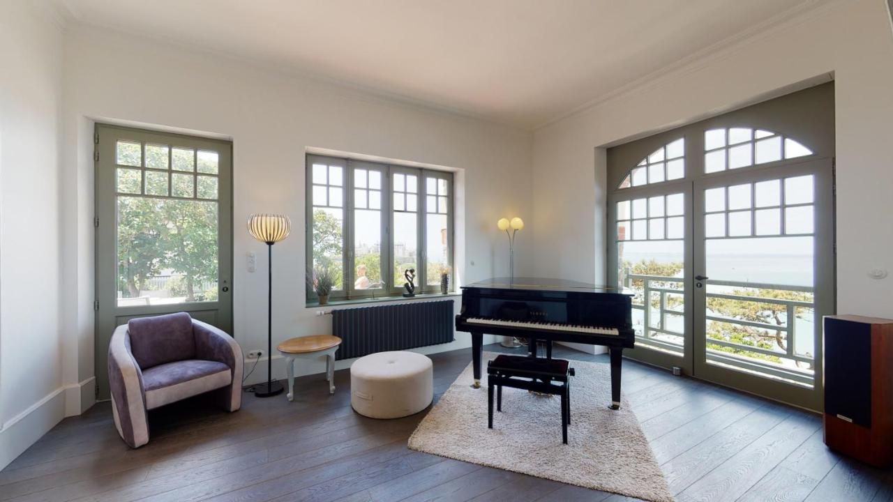 Les Roches Grises, Luxueuse Villa Face Mer, 4Etoiles, Spa Et Jardin Panoramique, Societe La Clef Decamp Granville Buitenkant foto