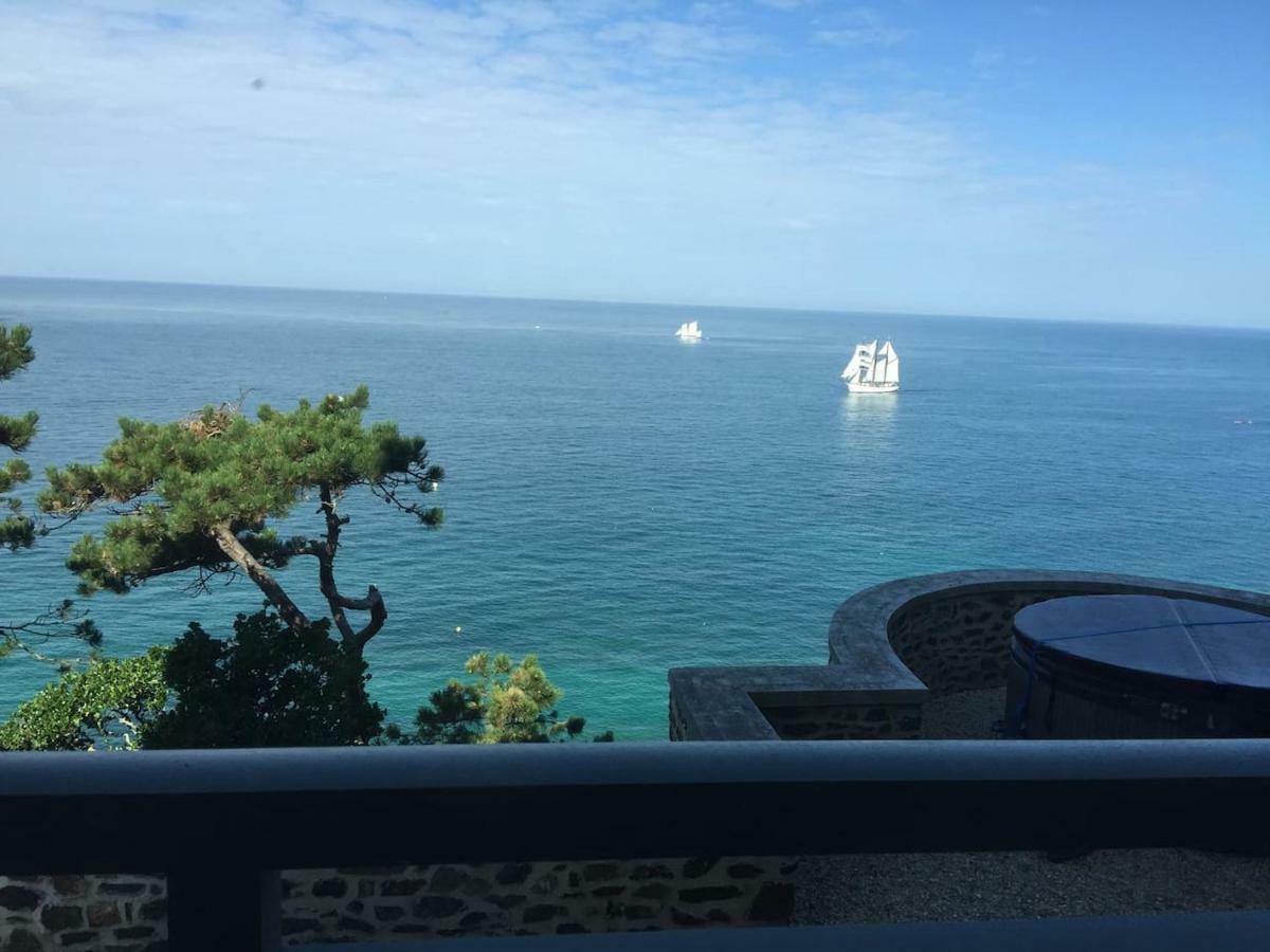 Les Roches Grises, Luxueuse Villa Face Mer, 4Etoiles, Spa Et Jardin Panoramique, Societe La Clef Decamp Granville Buitenkant foto